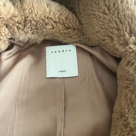 Sandro Teddy Coat - Picture 5 of 5